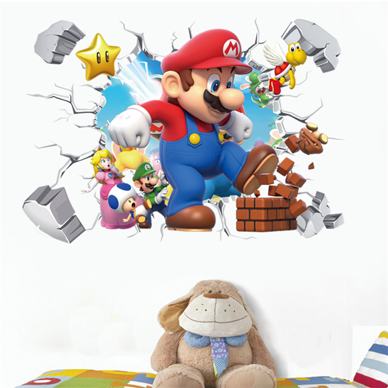 Baby Nursery Diy - 3D-наклейки на стену с персонажами мультфильмов