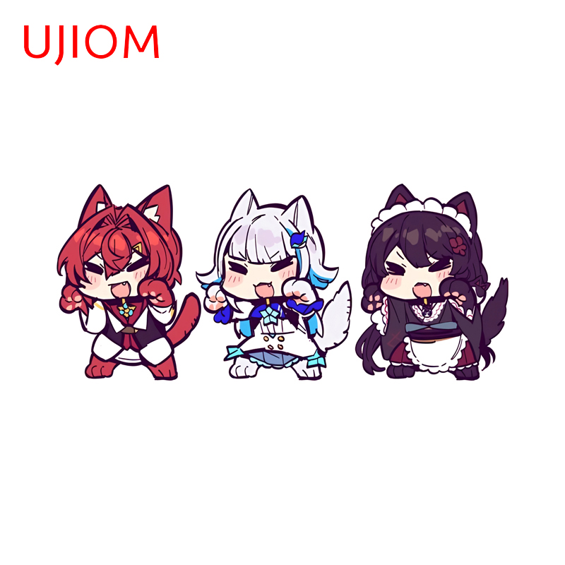 Baby Nursery Diy - UJIOM Chibi Hololive три девушки наклейки