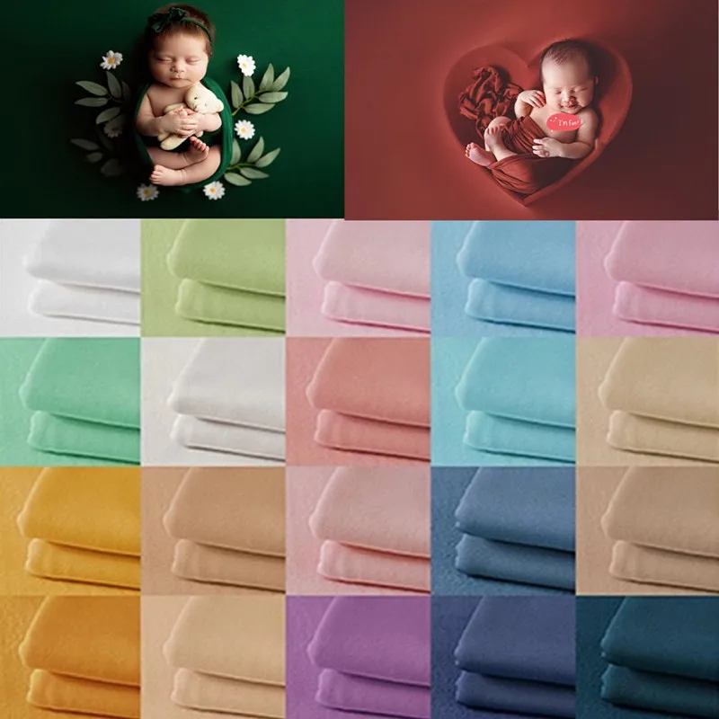 Baby Wrap Stretchy - Реквизит для фотосъемки новорожденных 150*170 см,