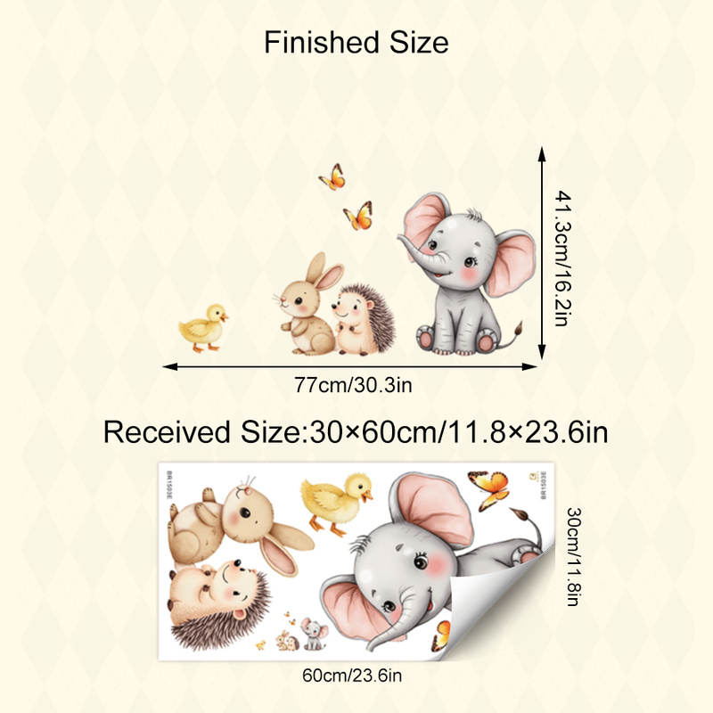 Наклейка на стену с мультяшным – обзор и цена Baby Nursery Wall Decals