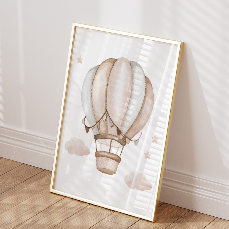 Милый слон, горячий воздушный  – обзор и цена Baby Nursery Prints